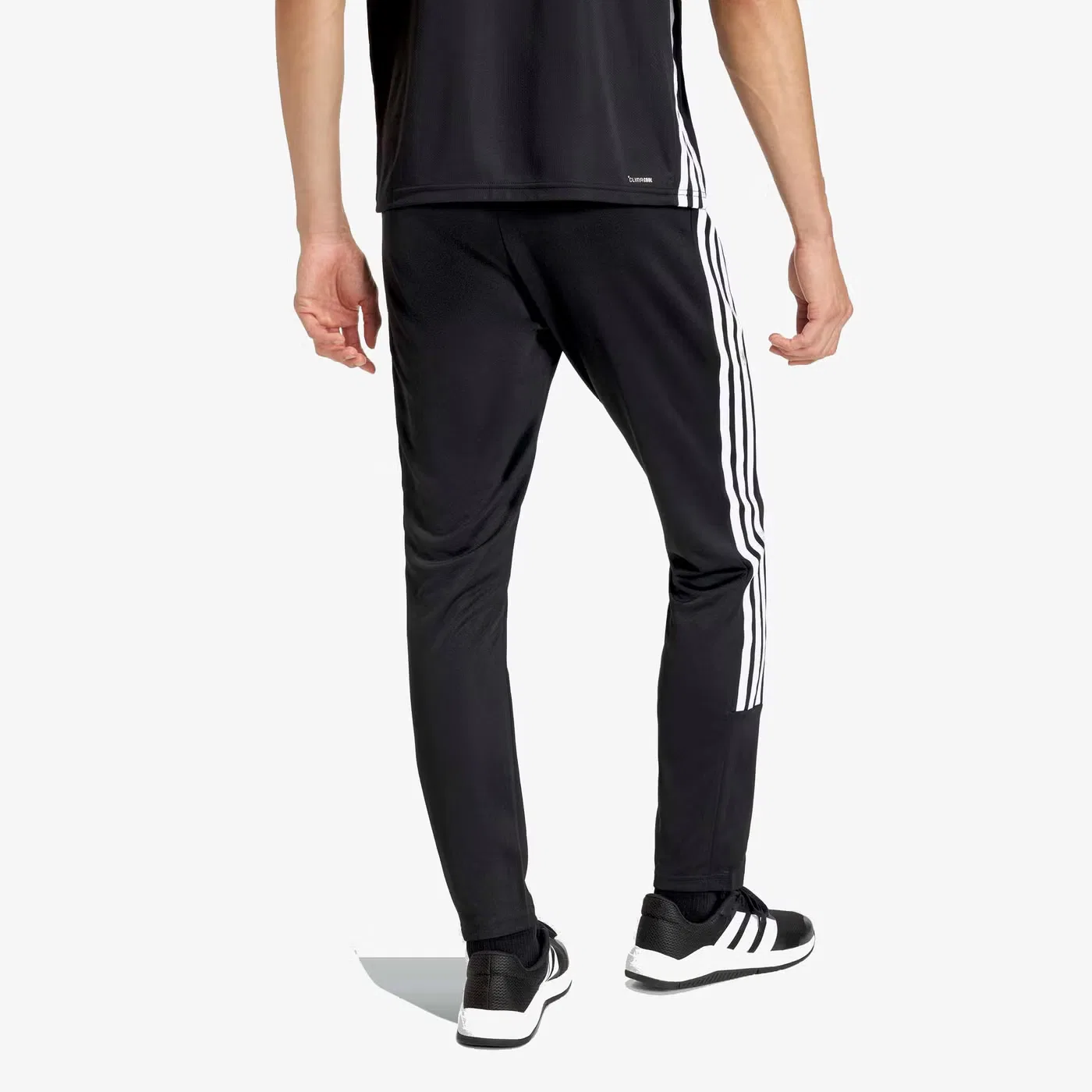 Брюки спортивные с лампасами Workout Essentials All-Set 3-Stripes Adidas, черный — фото 3