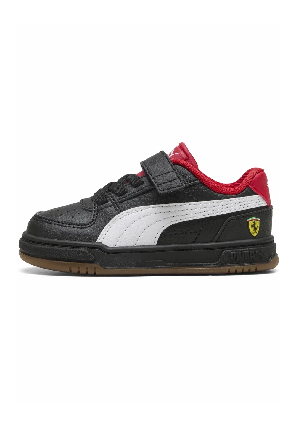 Кроссовки Scuderia Ferrari Caven III унисекс - детская обувь Puma, Black- White-Rosso Corsa