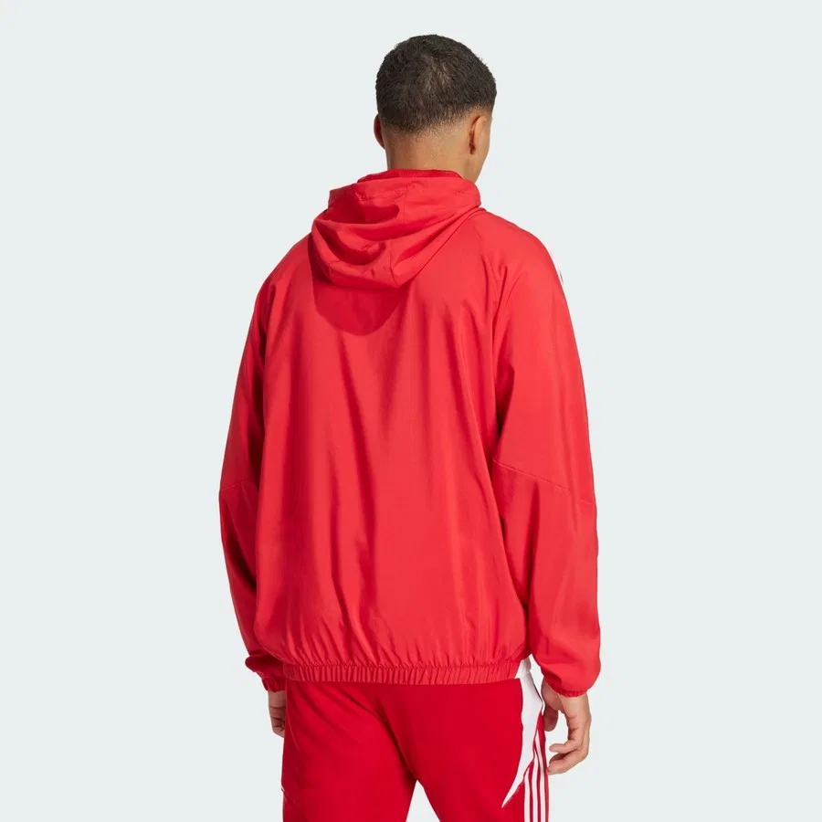Ветровка с длинным рукавом Performance Tiro 24 adidas, Красно-белый — фото 2