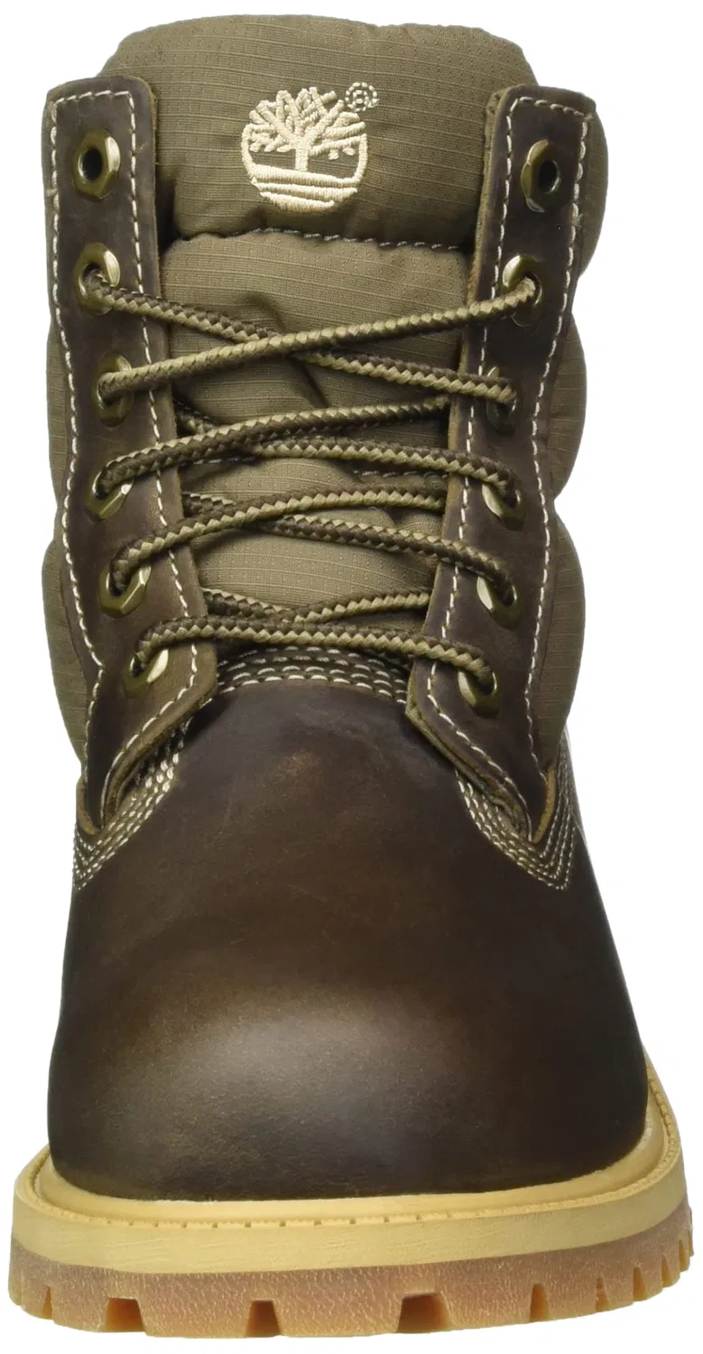Детские ботинки Timberland, Olive Green Full Grain — фото 2