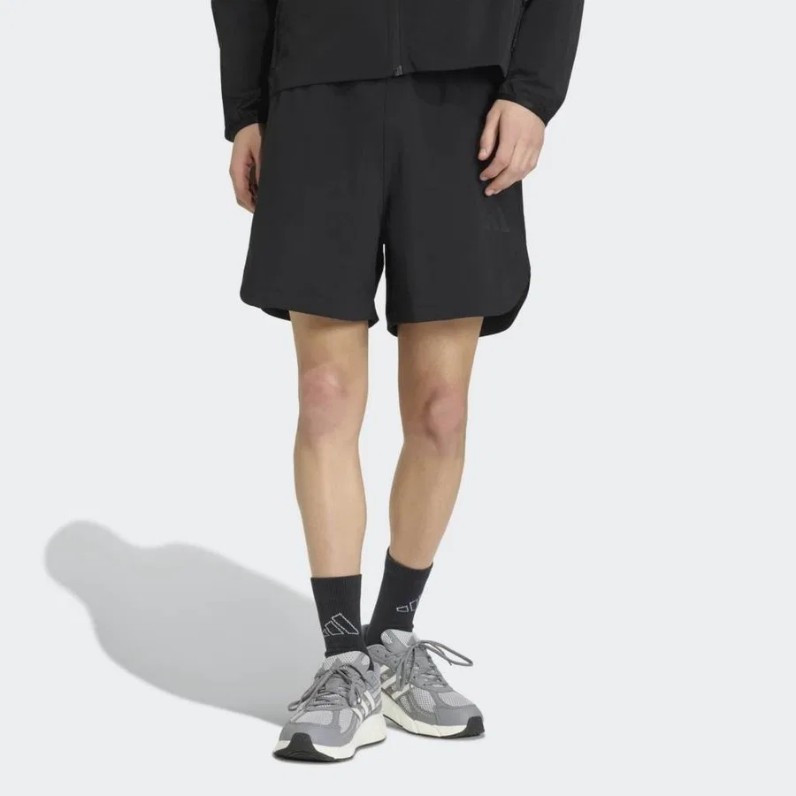 Шорты спортивные с длиной до колена adidas, Черный — фото 2
