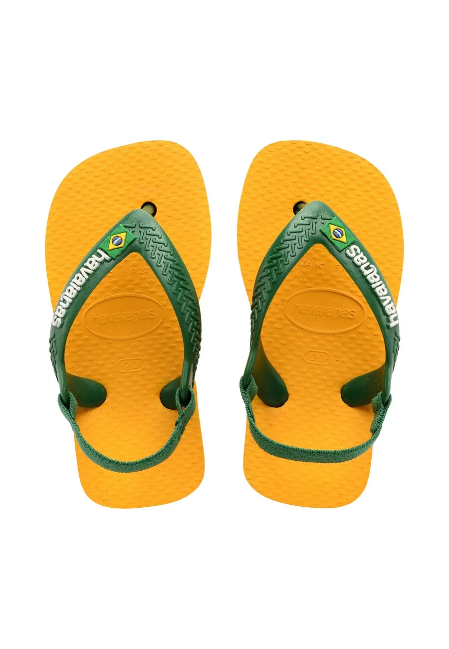 Сандалии Brasil желтого цвета HAVAIANAS — фото 2