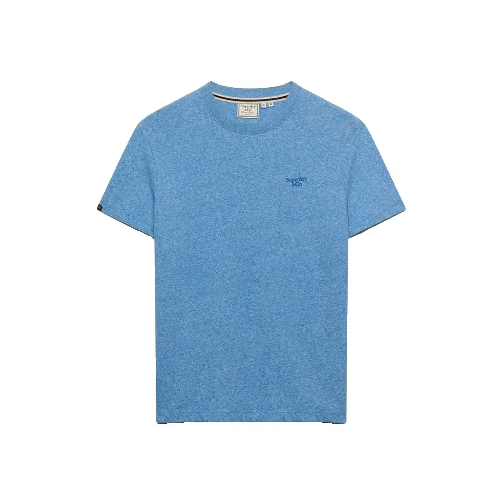 Мужская футболка с принтом Essential Serif Logo Superdry, Blue — фото 3