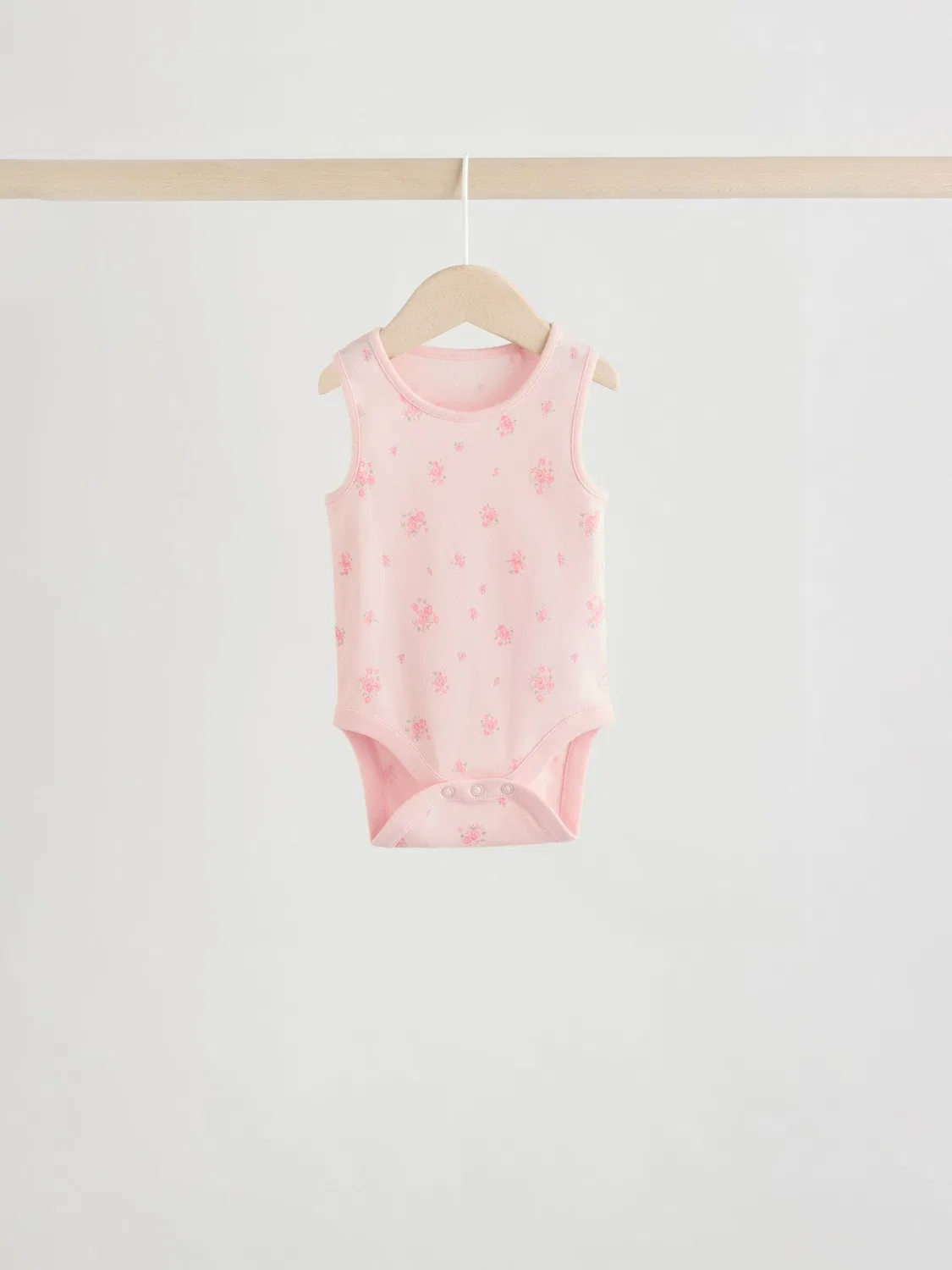 Боди для новорожденных, набор 5 шт, White/Pink Next, белый/розовый — фото 4