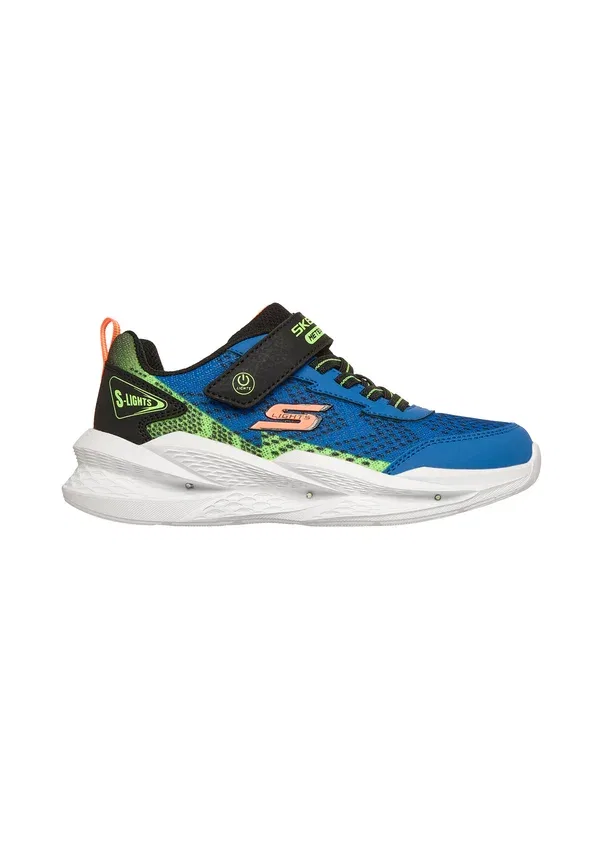 Кроссовки с синтетическим верхом Meteor-lights 2.0 lmbk var Skechers, dark blue, темно-синий