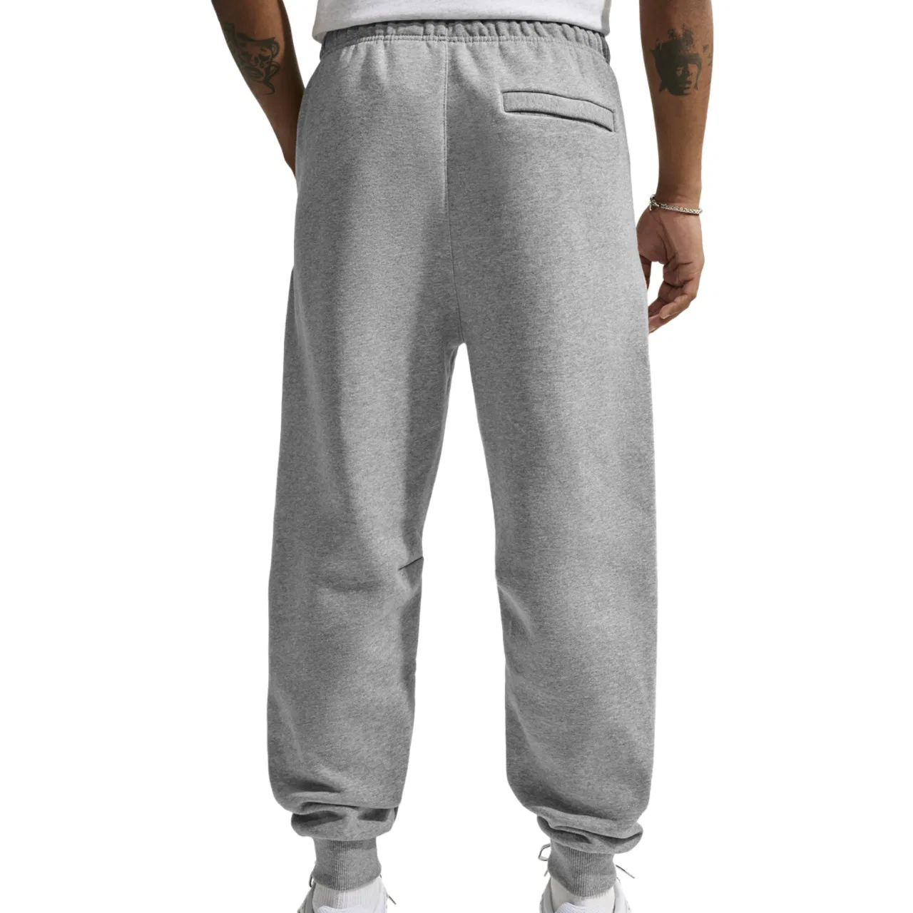 Мужские спортивные брюки свободного кроя из футера с начесом Nike Solo Joggers Concept, Gray/White — фото 2