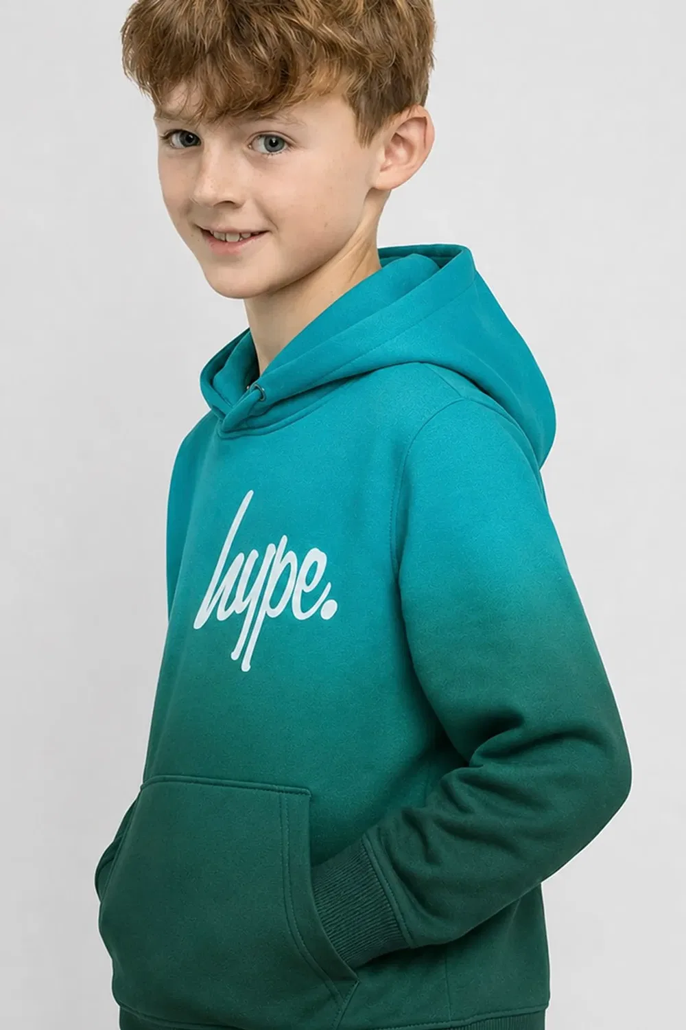 Худи омбре Teal Hype, Teal — фото 4