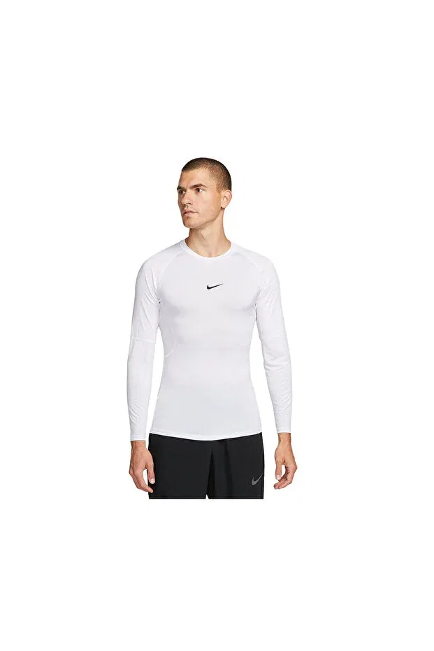 Мужская тренировочная футболка с длинным рукавом Nike, White