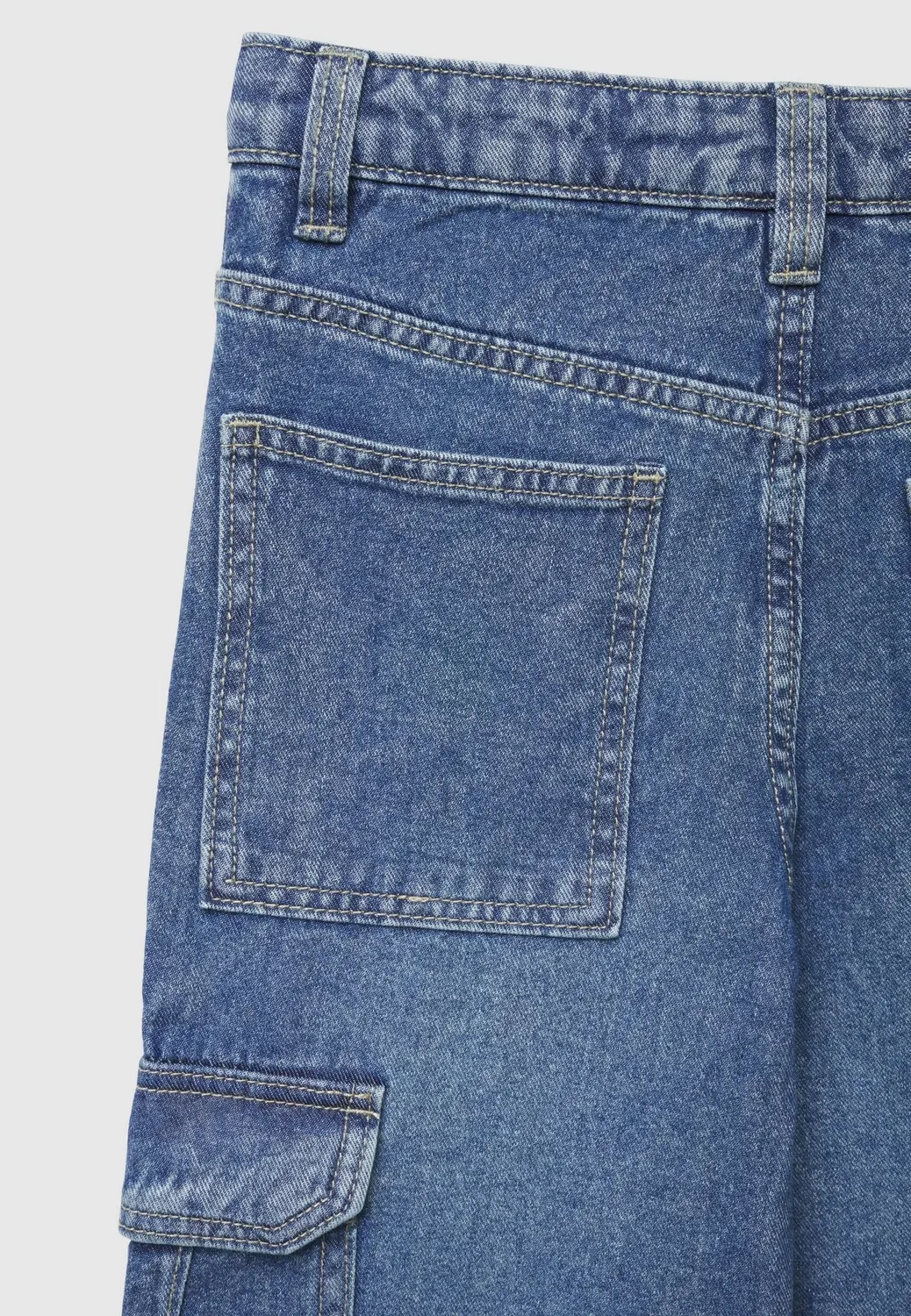 Jeantinta unita - брюки-карго Calliope, Blu Denim Medio — фото 3