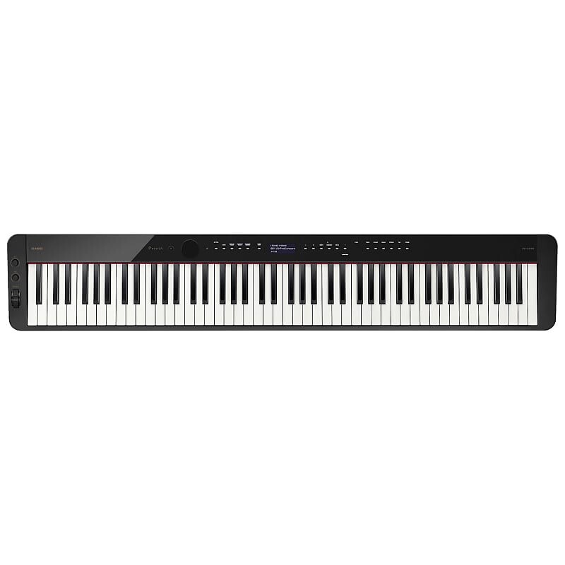 

Casio PX-S3100BK Тонкое цифровое пианино с 88 взвешенными клавишами, черное, с Bluetooth