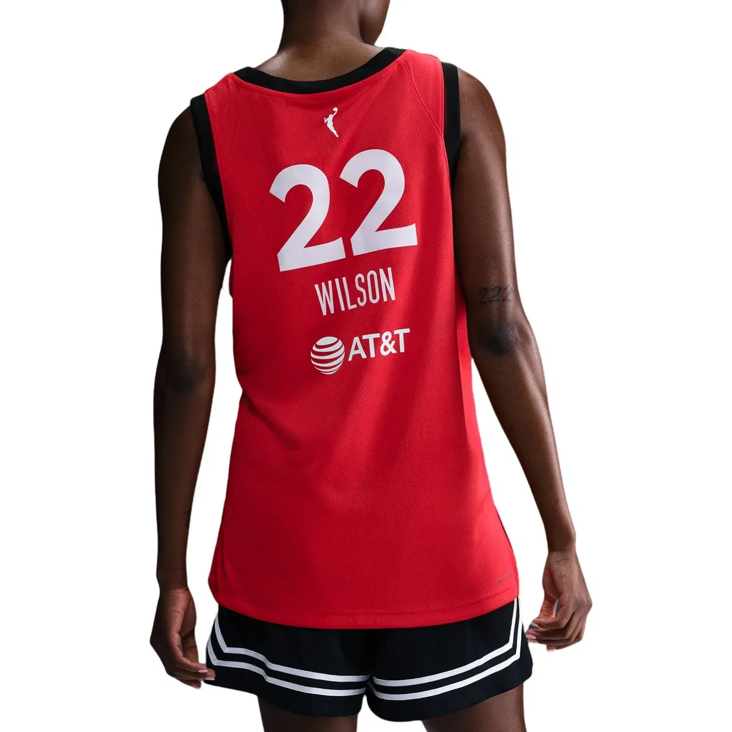 Мужская игровая майка A'ja Wilson Las Vegas Aces 2024 Rebel Edition Dri-FIT WNBA Victory Jersey 'University Red' Nike, University Red — фото 2