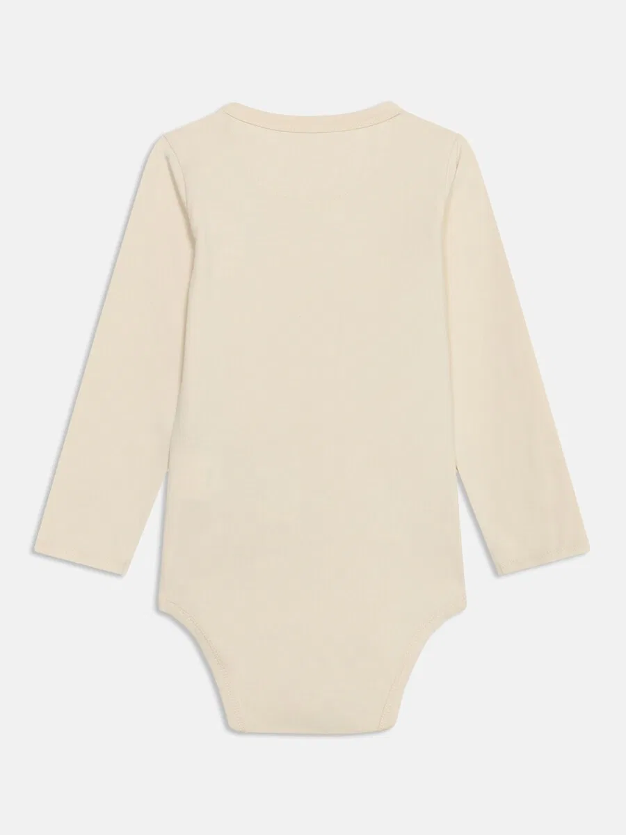 Комбинезон/боди Calvin Klein Jeans бежевого и черного цвета — фото 2