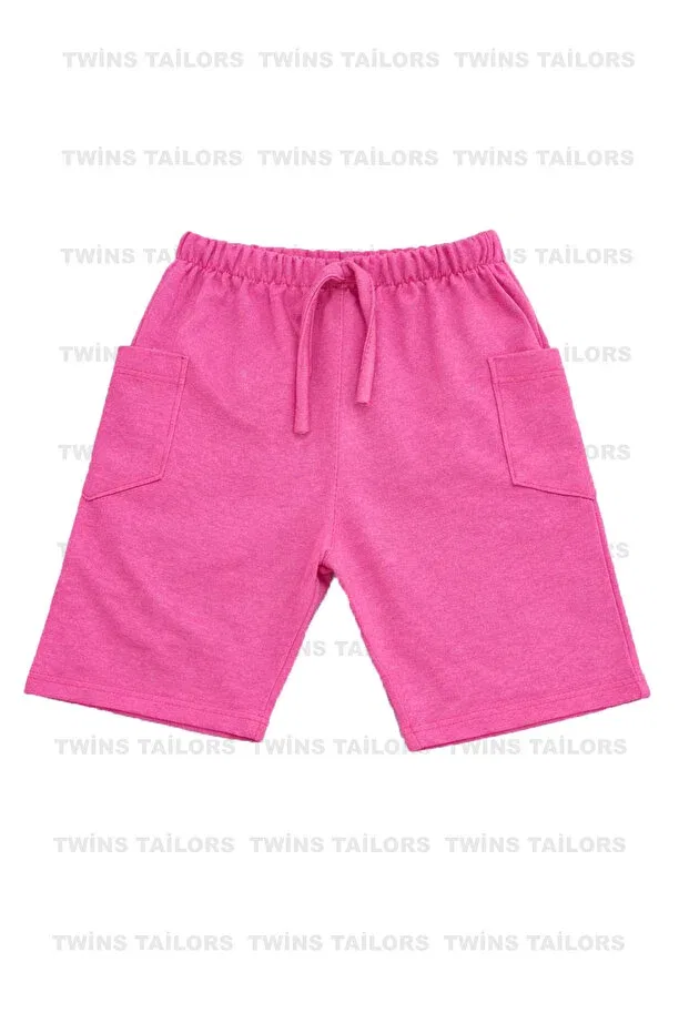 Детские шорты для мальчиков хлопковые 4-комплект Basics Twins Tailors, Pink — фото 2