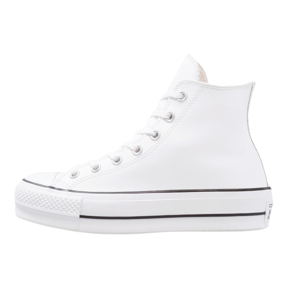 Кроссовки Converse Chuck Taylor All Star Lift Clean, white/black - фото