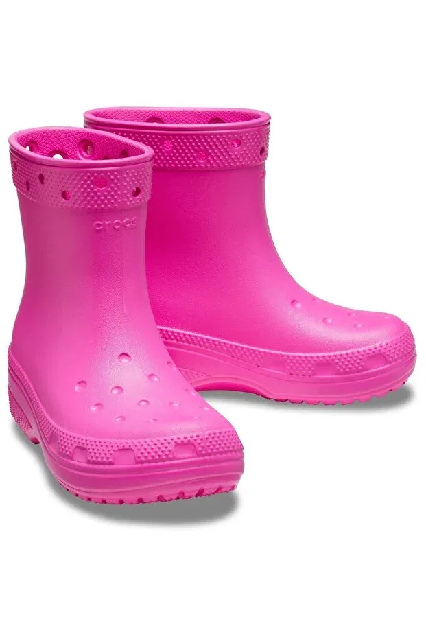 Детские ботинки для девочек с коротким каблуком Crocs, Pink