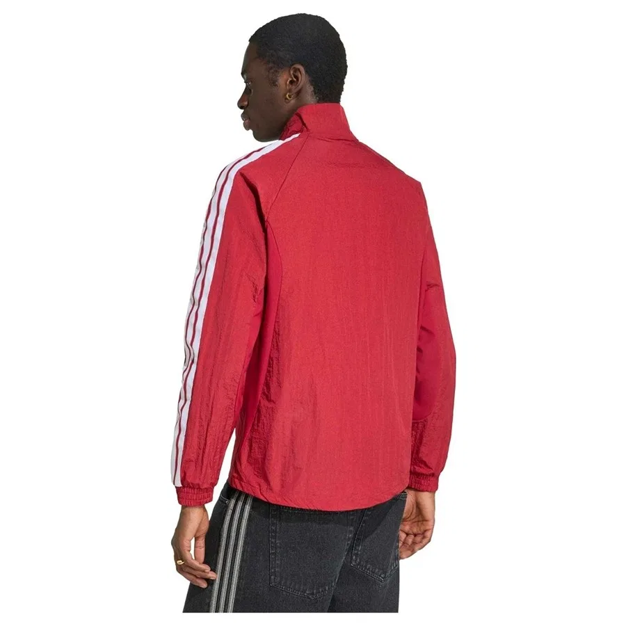 Мужская куртка с высоким воротником Lfc H Anth adidas, Бордовый — фото 3