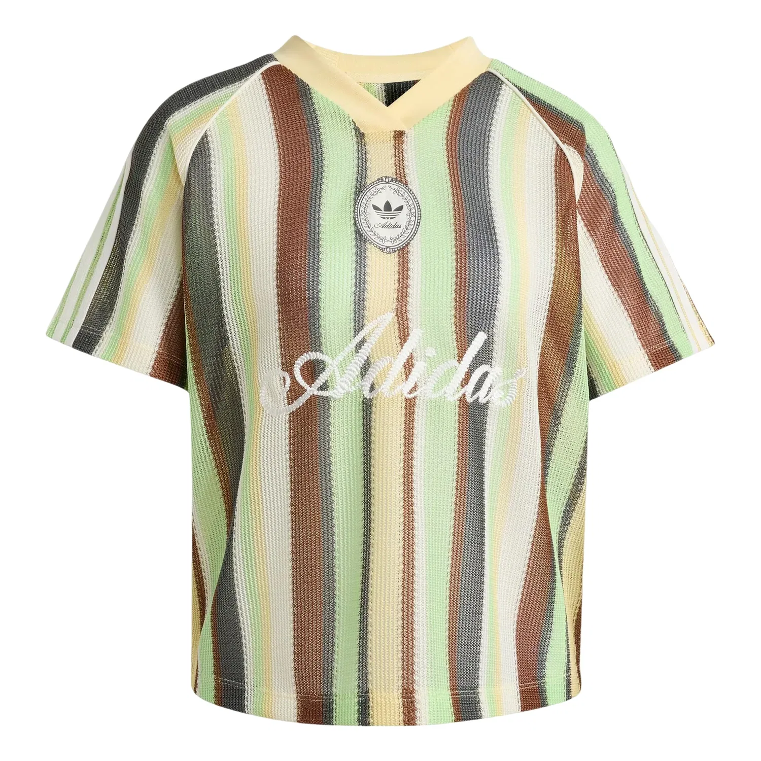 Женская футболка Summer Glow Knitted Oversized Adidas, желтый