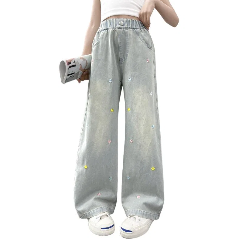Детские джинсы тонкие охлаждающие Light Blue PLANDOO