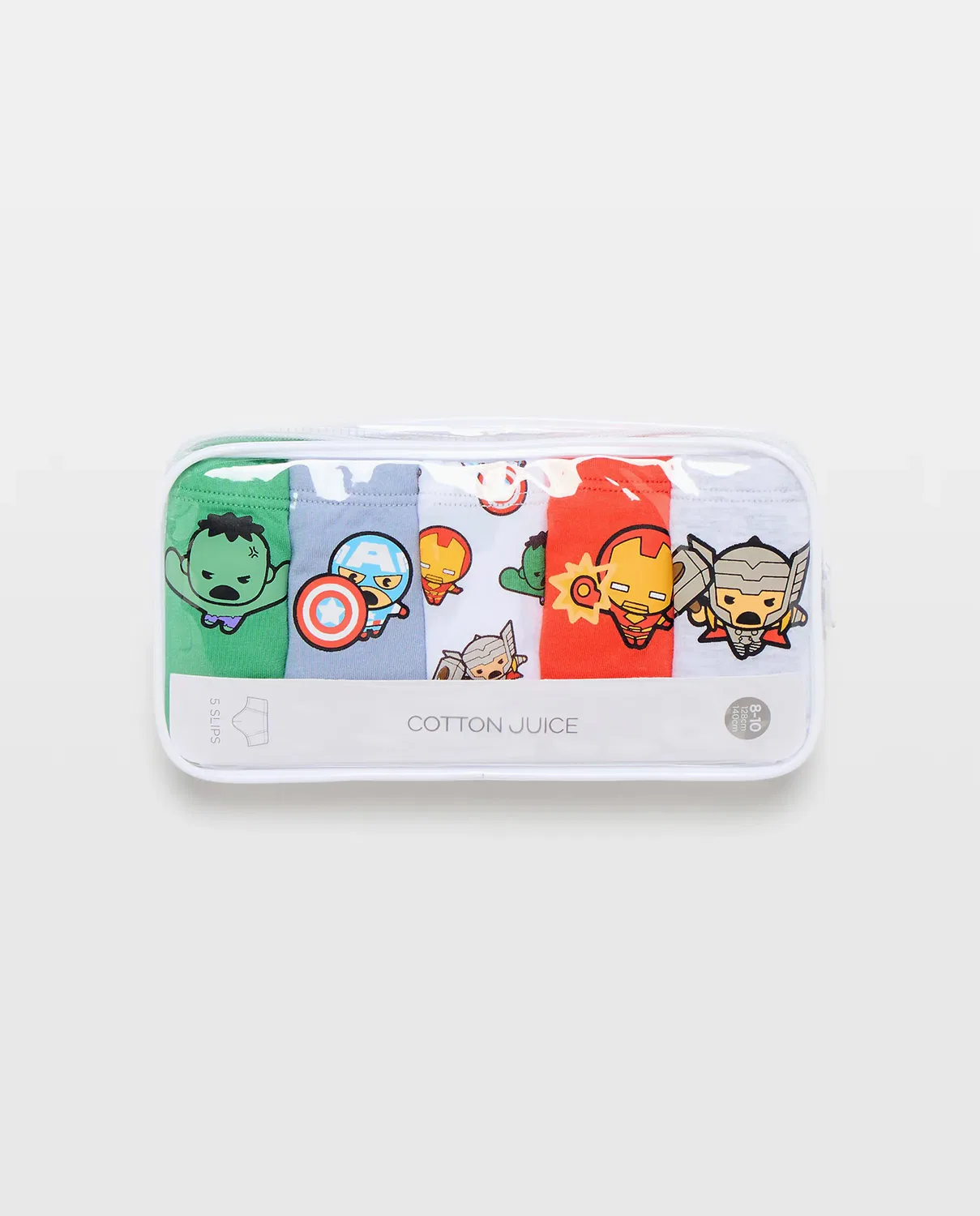Детский комплект трусов для мальчиков 5 штук AVENGERS Cotton Juice, Multicolor — фото 4