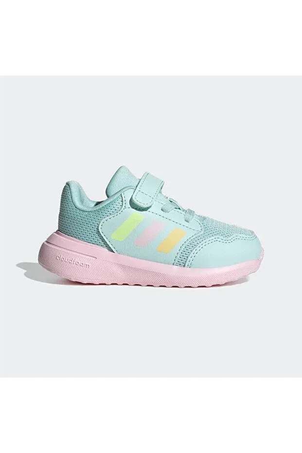 Детские кроссовки для девочек Tensaur Run 3.0 El I Adidas, Semi Flash Aqua Orange Tint