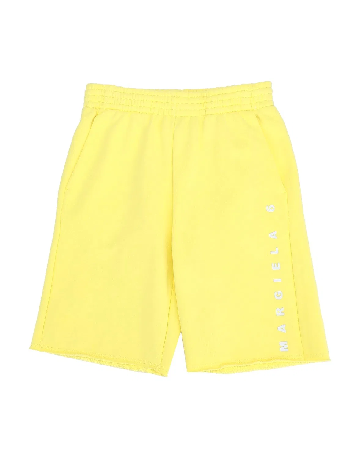 Детские спортивные шорты с логотипом MM6 Maison Margiela, желтый