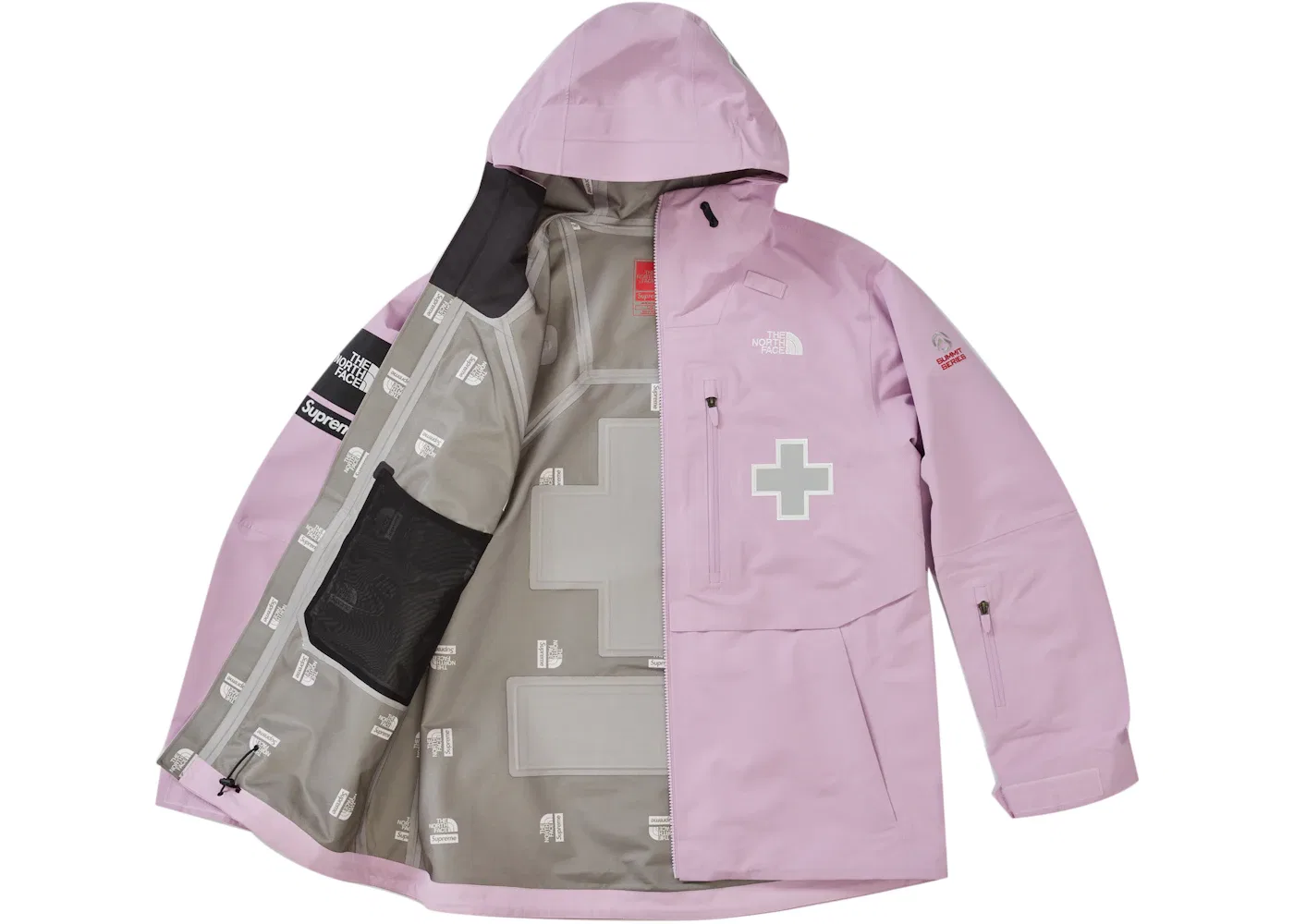 Мужская куртка Rescue Mountain Pro с принтом Summit Series Supreme The North Face, Light Purple — фото 2