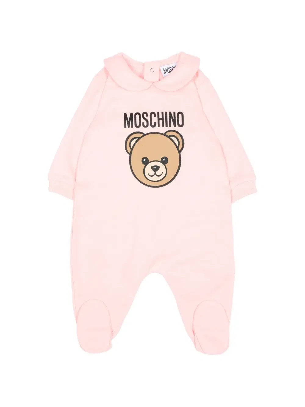 Комбинезон с медвежонком Тедди Moschino Kids, розовый