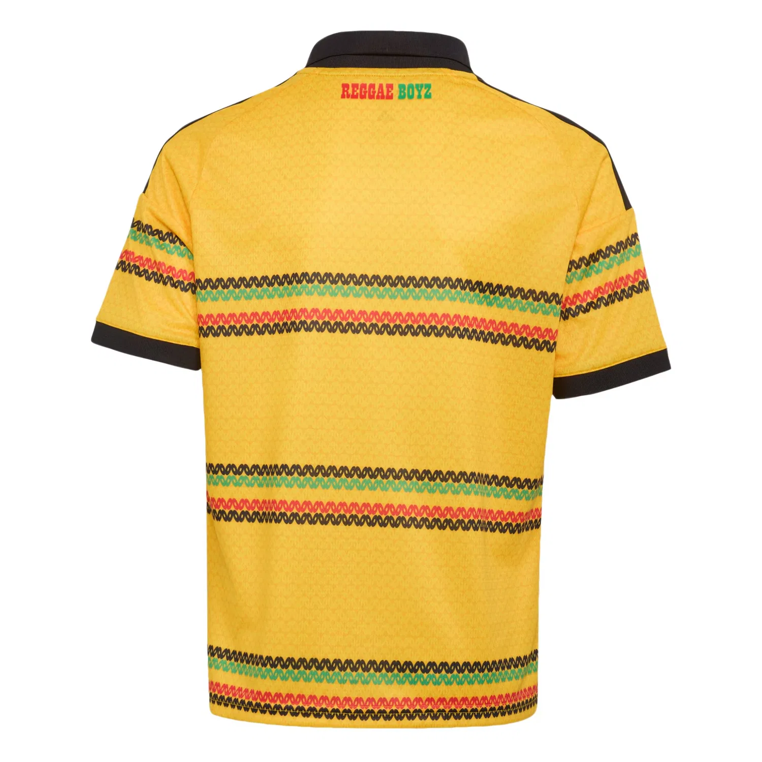 Спортивная футболка Adidas Performance Jamaika 26 x Bob Marley в золотисто-желтом цвете — фото 2