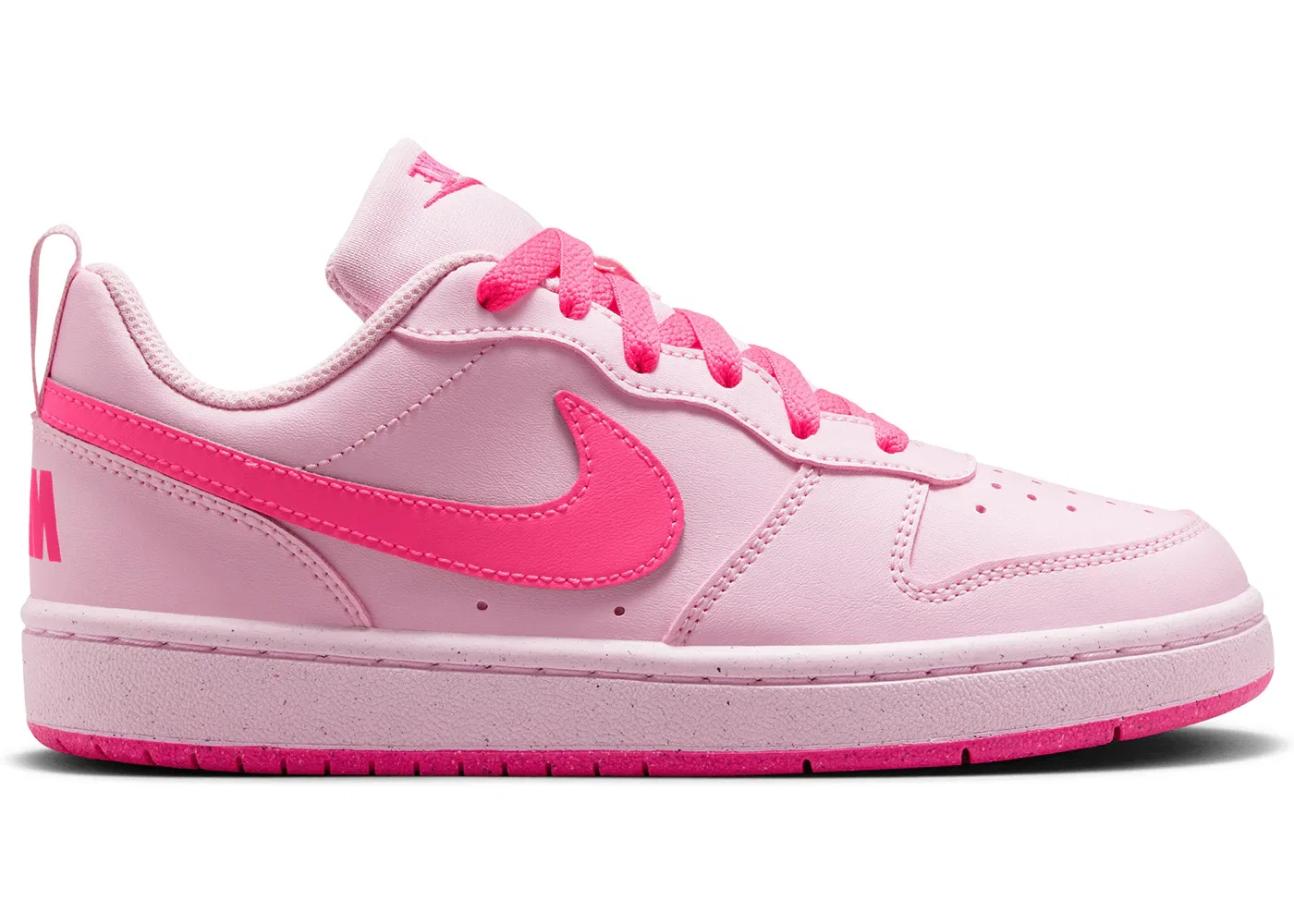 Детские кроссовки с низким верхом Nike Court Borough Low Recraft Nike, Pink Foam White Hyper Pink
