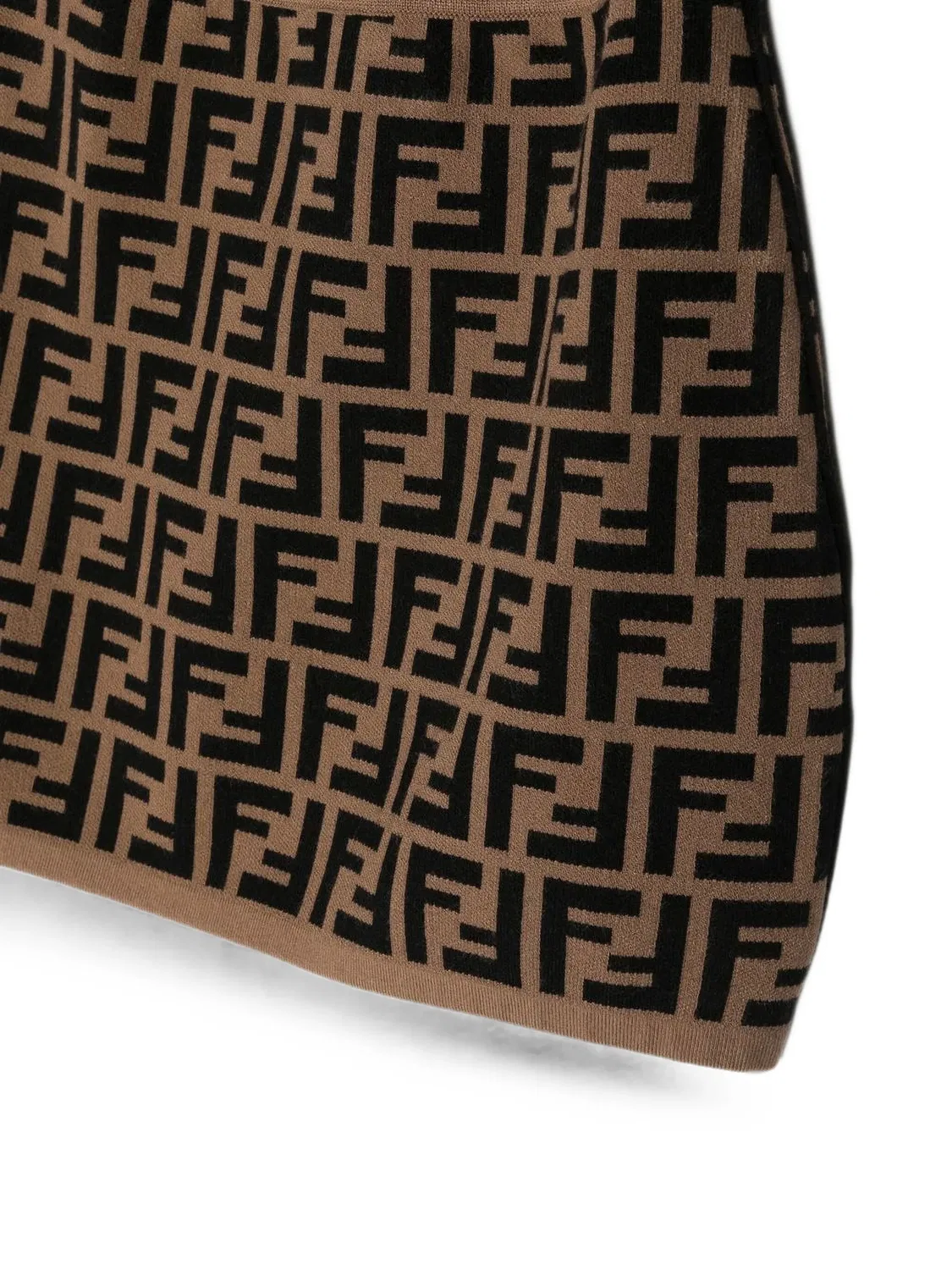 Юбка Zucca коричневая FENDI, коричневый — фото 3