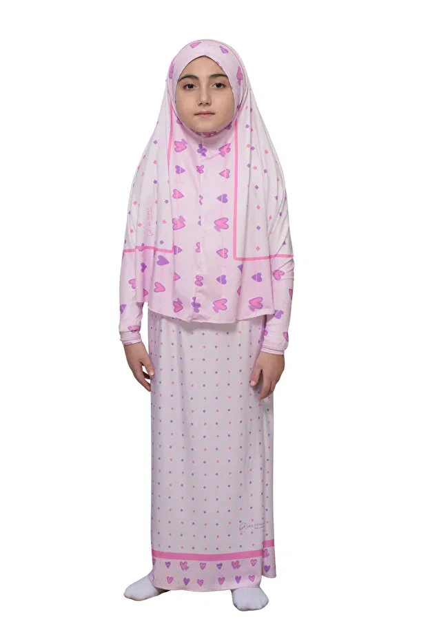 Детское платье-блейзер для девочек с принтом Modest Clothing Altobeh, Pink