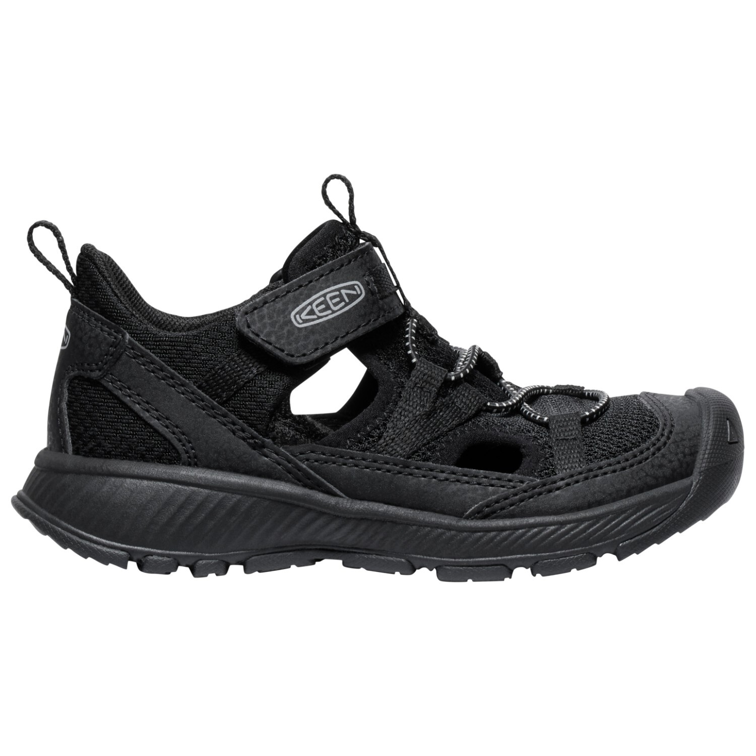 

Сандалии Keen Kid's Motozoa Sandal, цвет Black/Alloy, Серый, Сандалии Keen Kid's Motozoa Sandal, цвет Black/Alloy