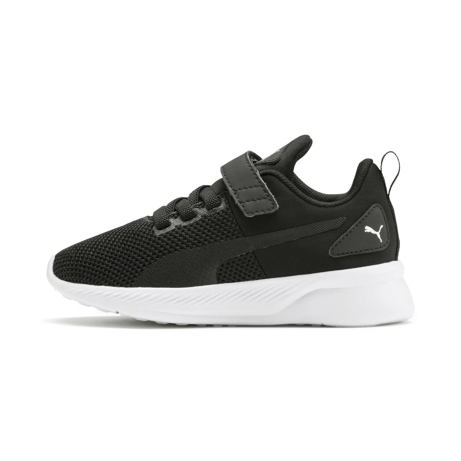 Детские кроссовки с дышащим верхом Flyer Runner V Puma, Schwarz Weiss — фото 3