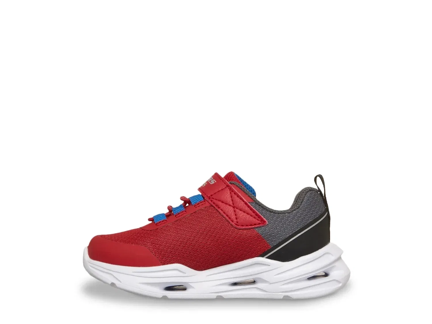 Кроссовки детские со светящейся подошвой S-Lights Lil' Glide-Step, Skechers, красный — фото 3
