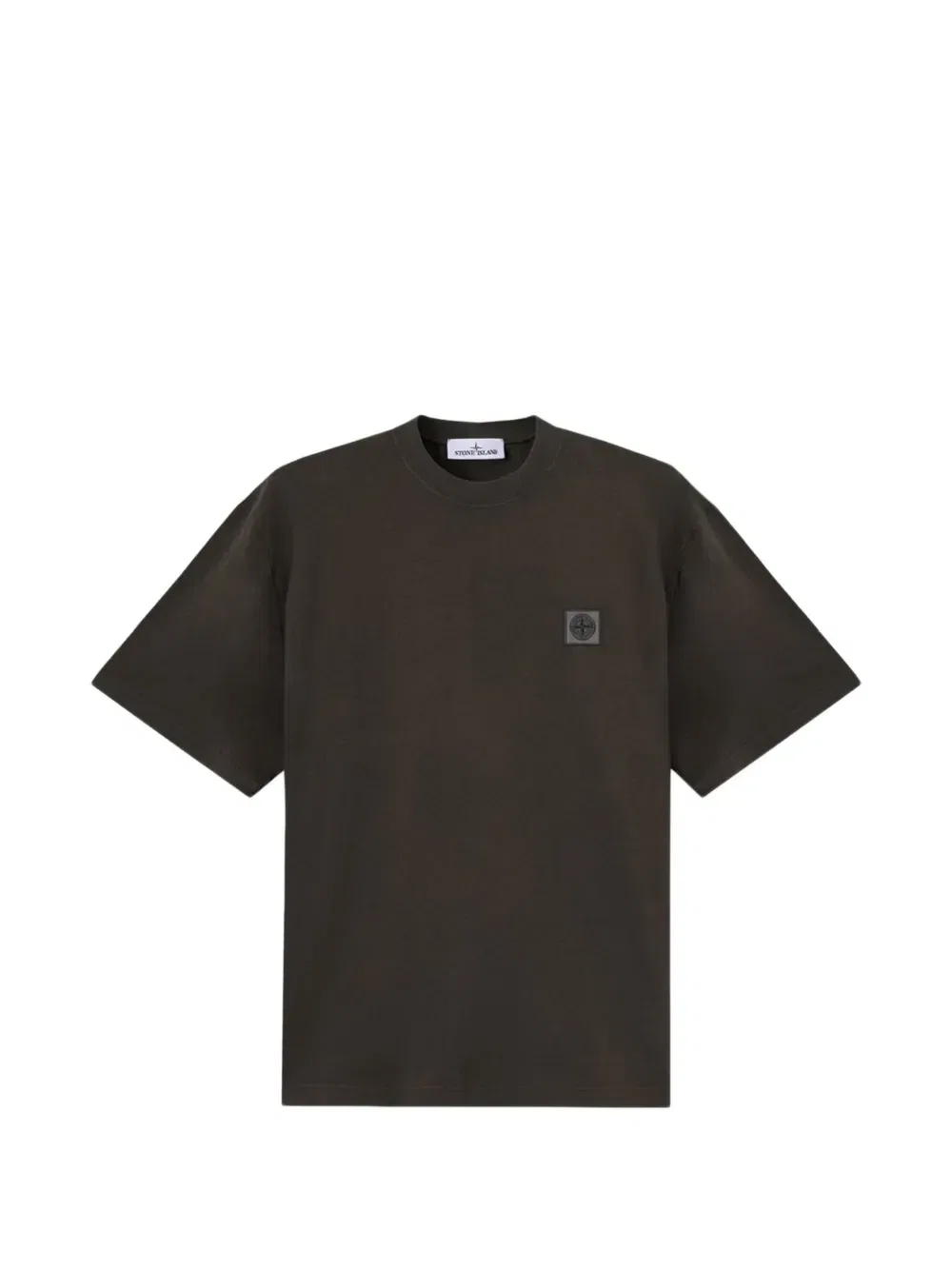 Футболка с логотипом-нашивкой Stone Island, серый