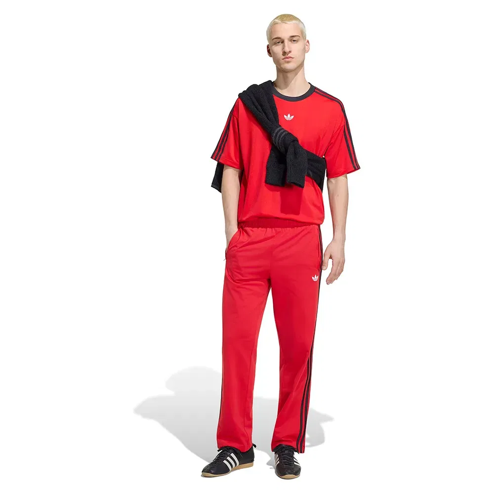 Мужская футболка с жаккардовым принтом Adicolor Jacquard Jersey Adidas Originals, Red — фото 4