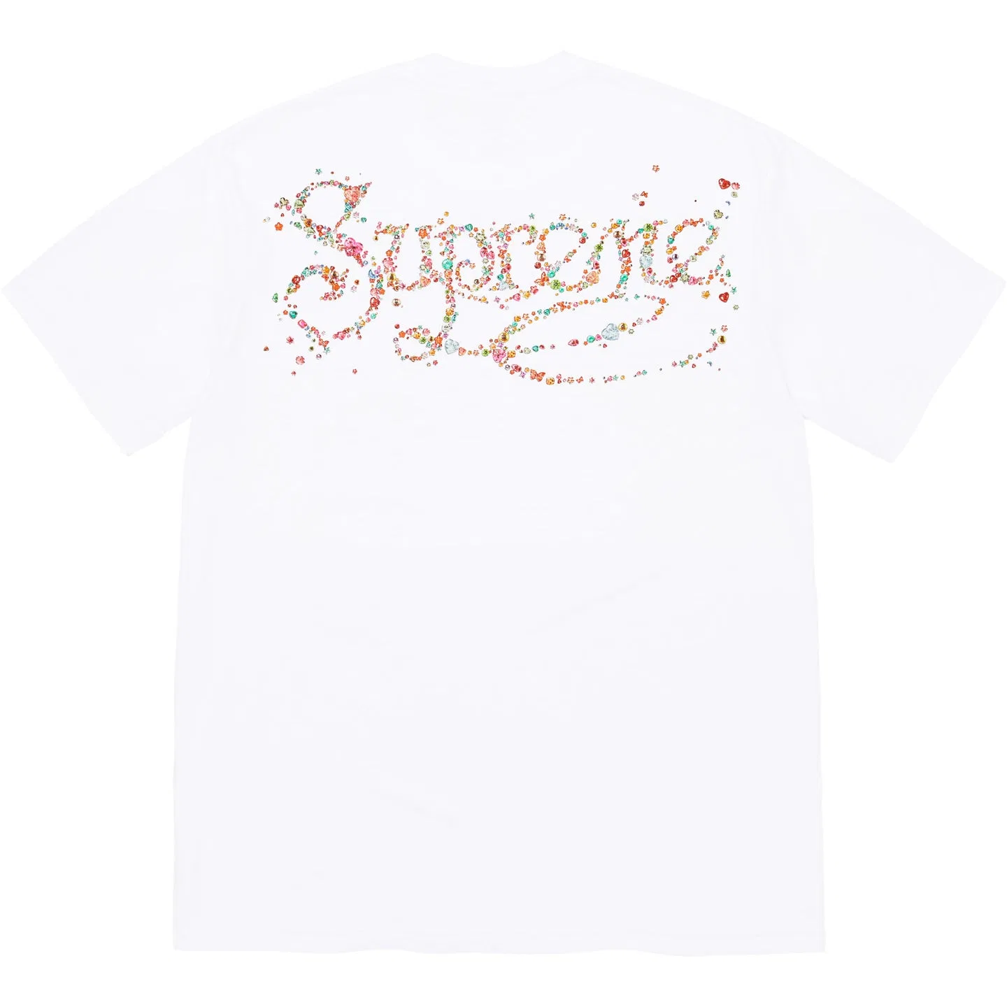Футболка с круглым вырезом прямого кроя FW26 Supreme, White/White