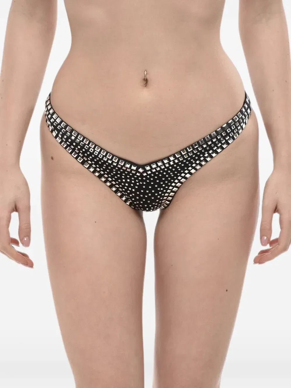 Плавки бикини с заклепками Dsquared2, черный