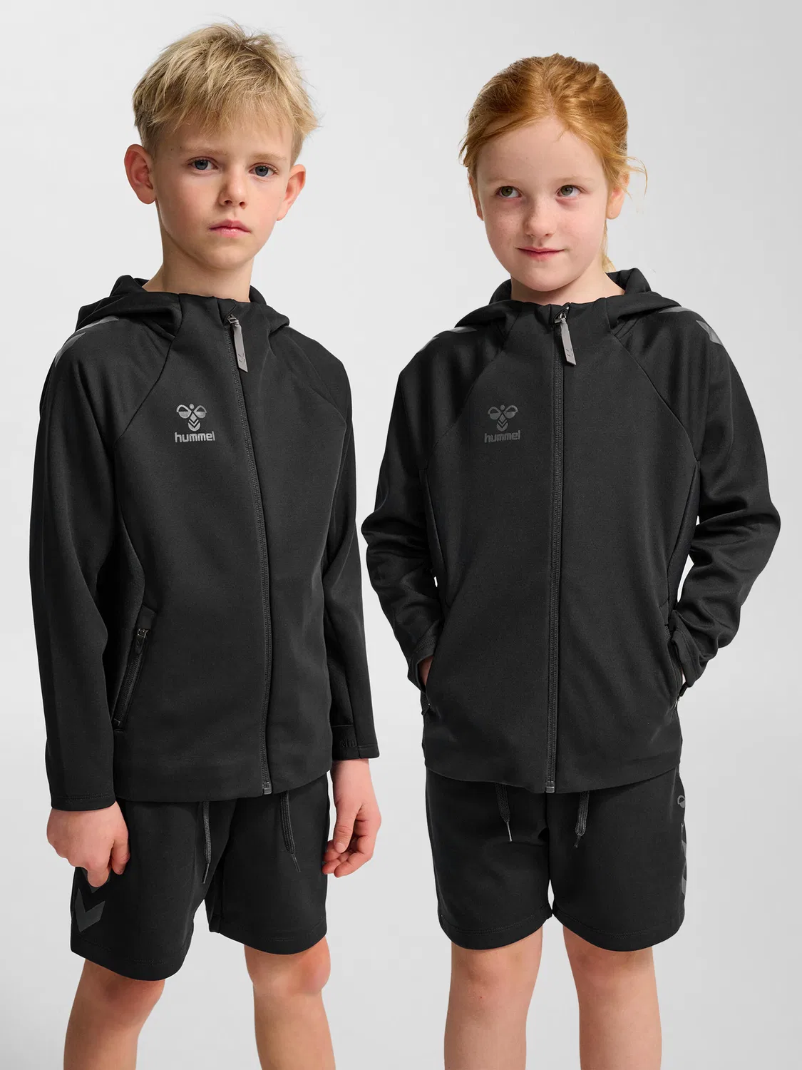 Детская куртка с капюшоном на молнии Hmlcima Hummel, Schwarz