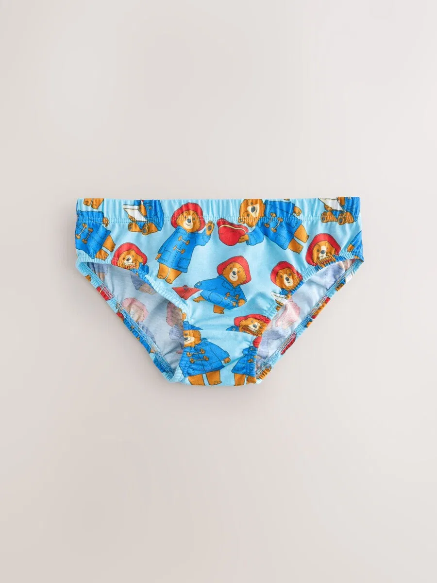Трусики Next Underpants "Медвежонок Паддингтон" в королевском синем и светло-желтом цветах — фото 4