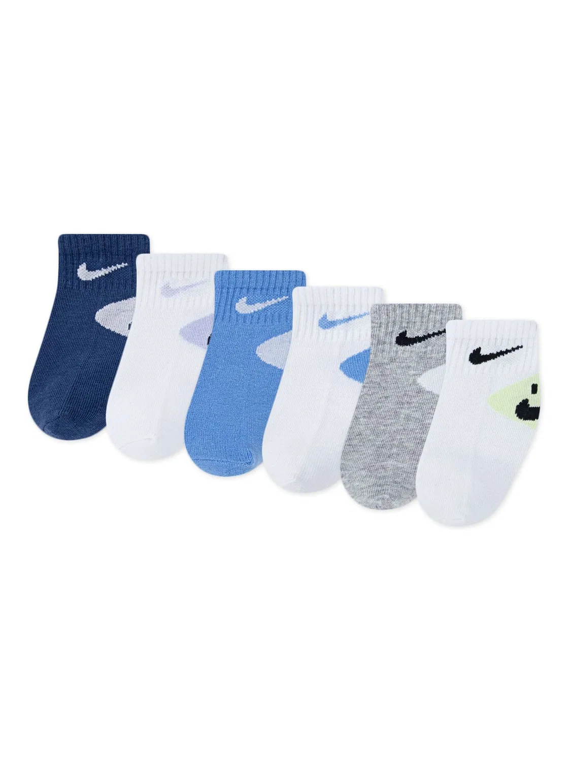 Носки Nike Smiley Quarter Socks, синие