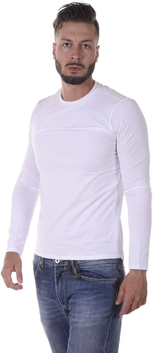 Мужская slim fit футболка с логотипом Armani Jeans, White — фото 3