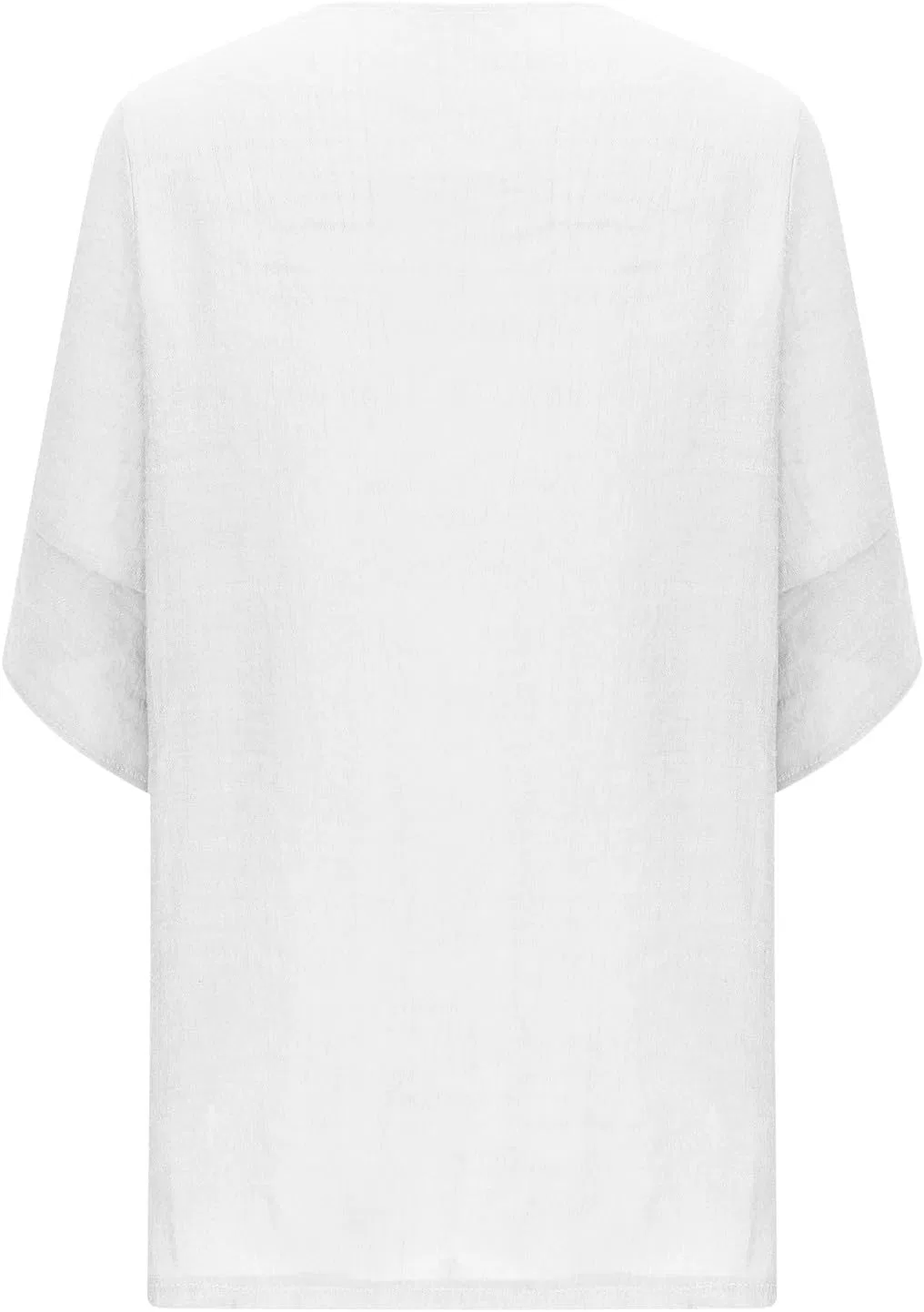 Женская пляжная накидка-кимоно с фруктовым принтом, White — фото 3