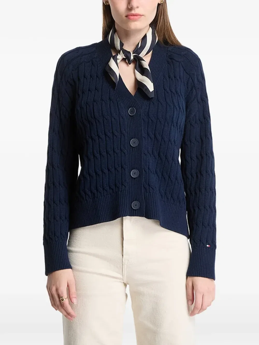 Кардиган крупной вязки Tommy Hilfiger, синий