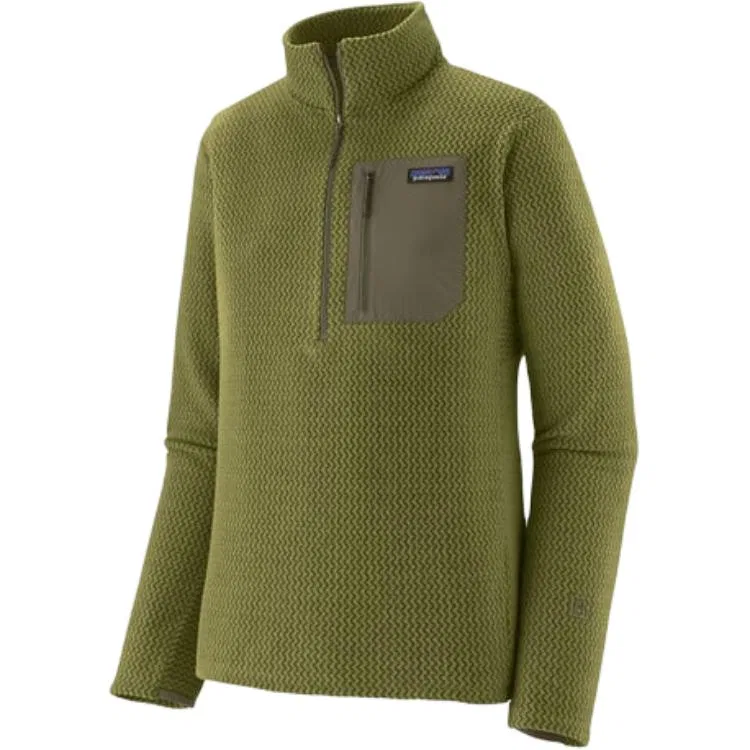 Мужской флисовый топ R1 Fleece Patagonia, Capparis Spinosa Green/CPRG