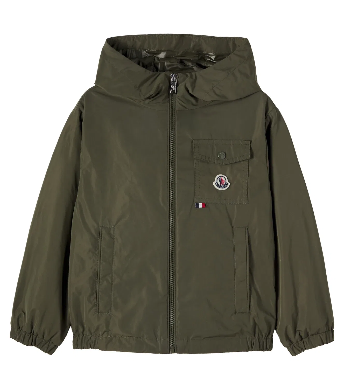 Легкая куртка с капюшоном Xavian Moncler Enfant, зеленый
