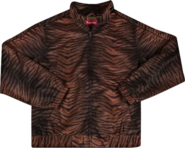 

Куртка Supreme Tiger Stripe Track Jacket 'Brown', коричневый