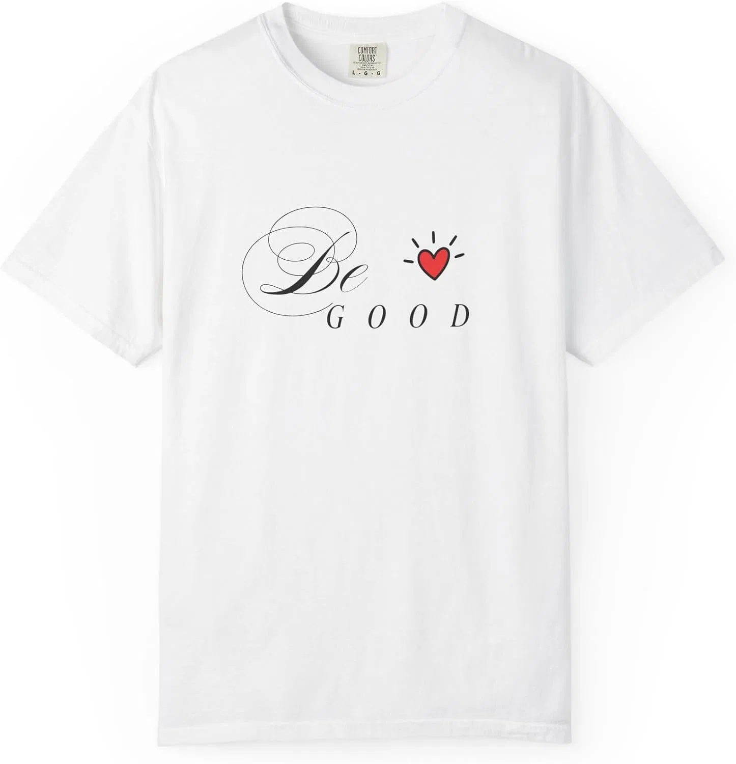 Футболка с принтом Be Good GENERIC, White