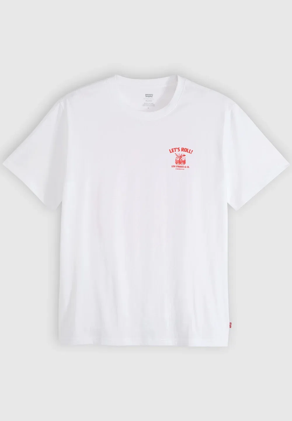 Футболка свободного кроя с принтом Levi'S, Offwhite — фото 4