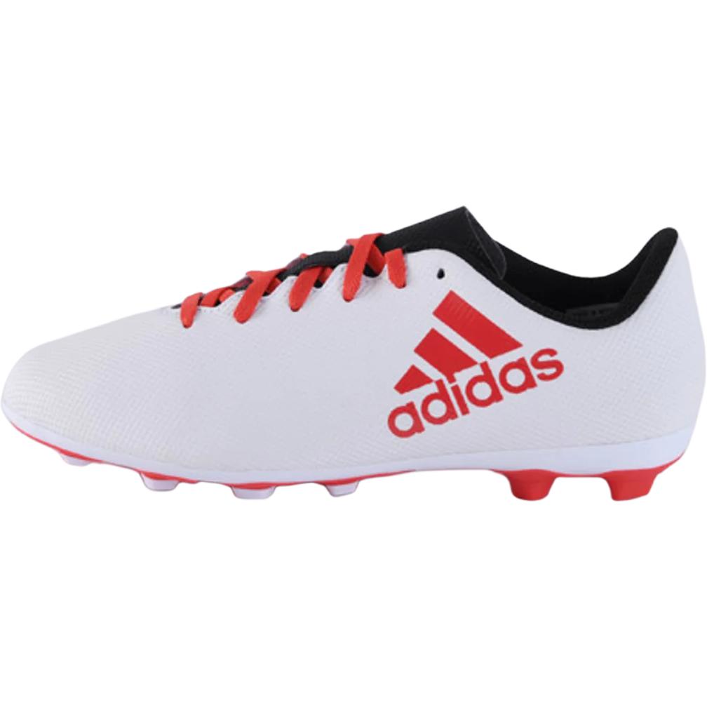 

Adidas Детские футбольные бутсы X 174 с низким верхом, противоскользящие, износостойкие, белые и красные